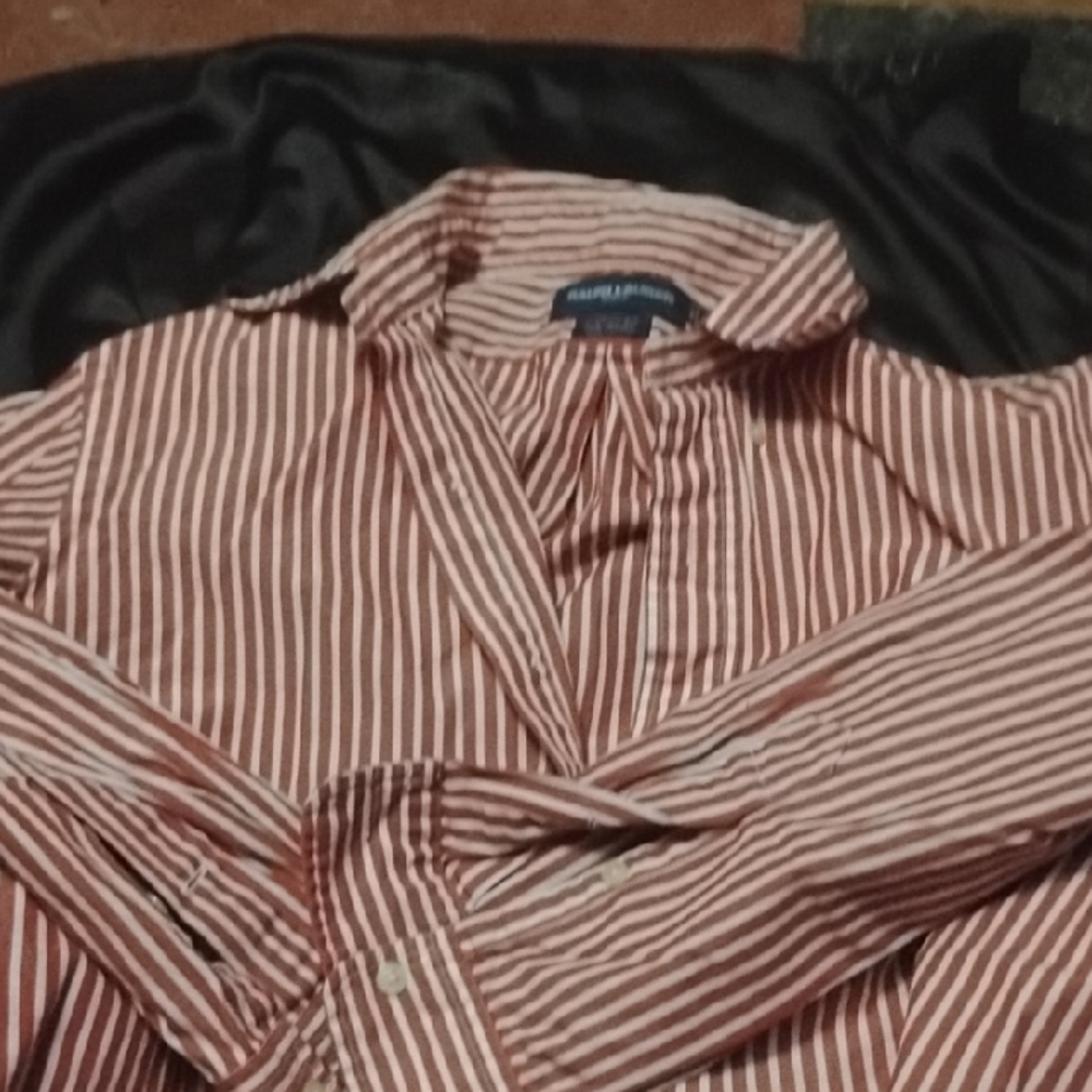 Classic Striped Red Shirt Ralph Lauren
